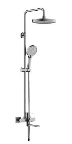 Душевая стойка BELZ B813 B24813-1 настенная цвет сатин