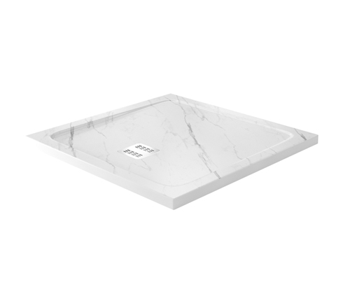 Душевой поддон WasserKRAFT Rhin 44T 44T03 90x90 искусственный камень белый