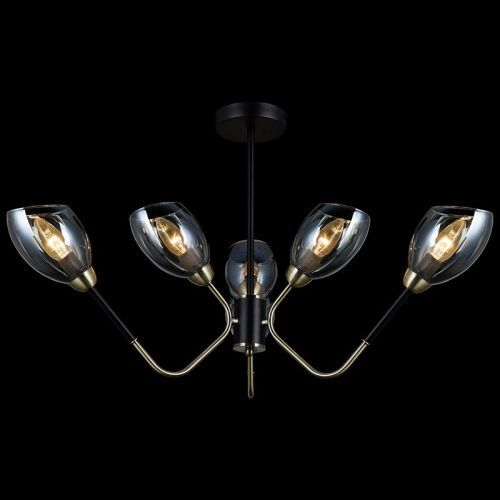 Люстра на штанге Illumico IL9960 IL9960-6CSQ-79 BK AB