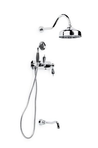 Смеситель Boheme Tradizionale Cromo 268-BSW встраиваемый в стену хром