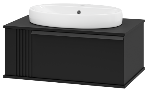 Тумба под раковину Brevita Savoy SAV-09080-0301Я 80х50х34 подвесная