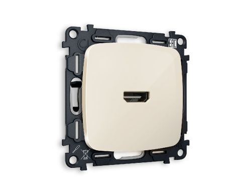 Комплект механизма розетки HDMI 2.0 40V/500mA 2.0GHz 5-18Gbit/s Ambrella Volt Omega (Омега) MO314010