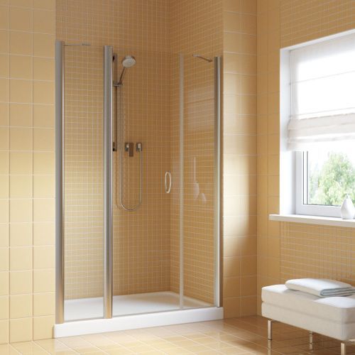 Душевая дверь Vegas-Glass EP-2F LUX EP-2F LUX 170 08 crystalvision L 170х200 стекло прозрачное профиль хром