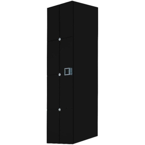 Шкаф-пенал Armadi Art Vallessi Avantgarde 844-BCR 35х28х120 подвесной цвет черный