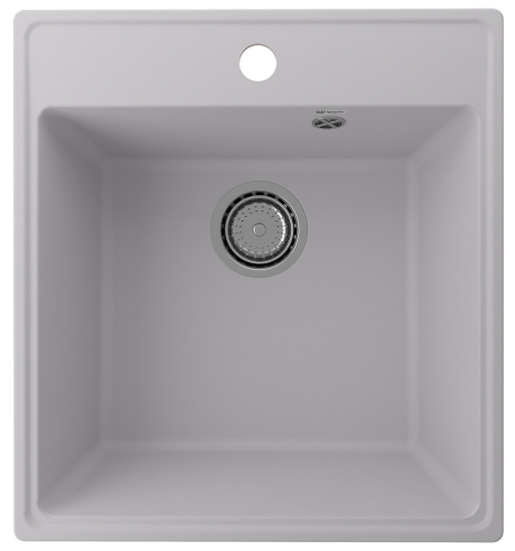 Кухонная мойка Ulgran Quartz Forte 460-04 46х50 цвет платина