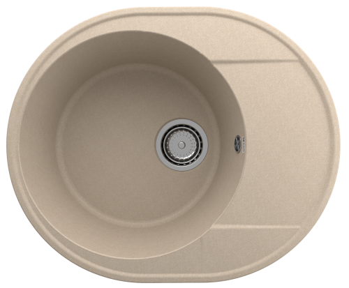 Кухонная мойка Ulgran Quartz Nora 585-03 58,5х48,5 цвет десерт