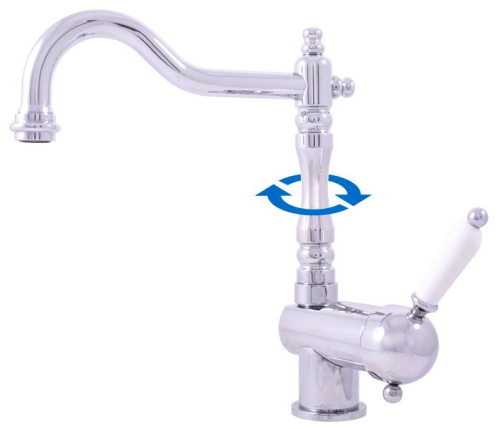 Смеситель для кухни RavSlezak LABE L508.5/8 на мойку хром