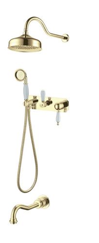 Душевая система Boheme Tradizionale Oro 288 встраиваемая цвет золото