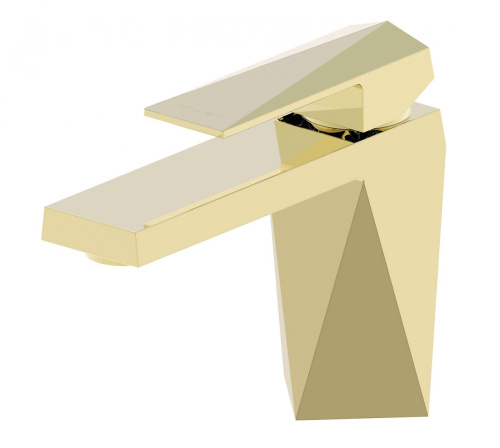 Смеситель Bravat Iceberg F176110G на столешницу золото