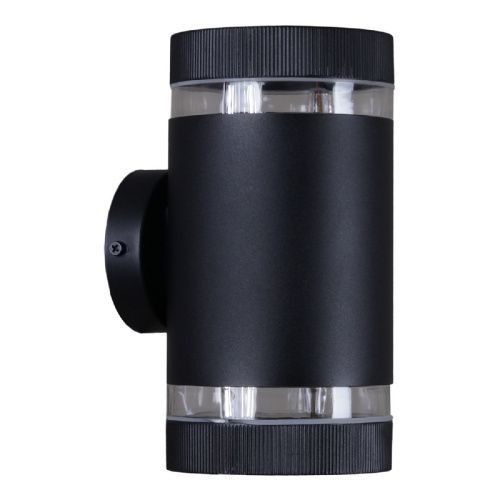 Уличный настенный светильник Reluce 86226-9.2-002CT 2*GX53 BK