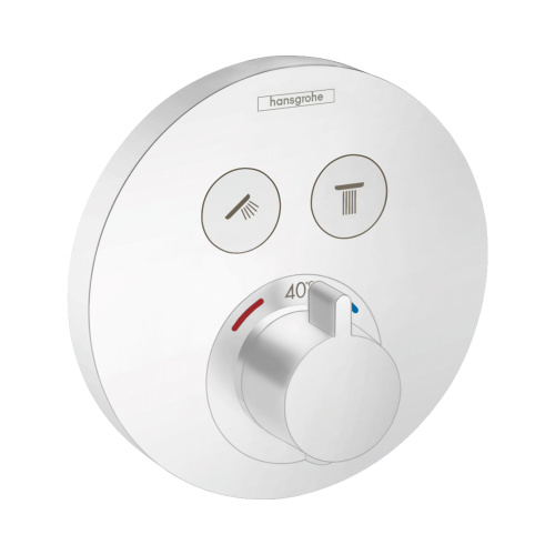 Смеситель Hansgrohe 15743700 встраиваемый белый матовый