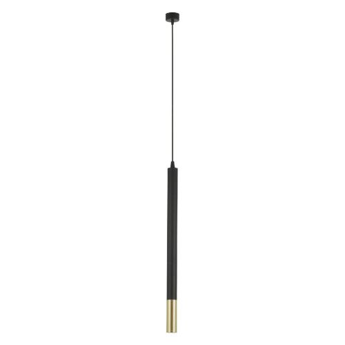 Светильник подвесной Lumina Deco Tuba (Туба) LDP 1100-500 BK+GD