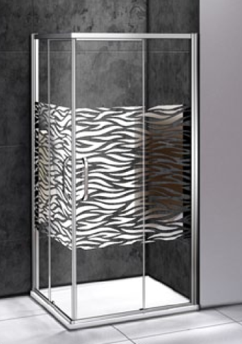 Душевой уголок Good Door ANTARES АН00014 100х100 стекло с рисунком профиль хром без поддона