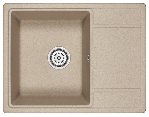 Кухонная мойка Granula 6503, ПЕСОК 65х50 цвет бежевый поверхность матовая