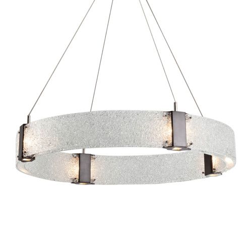Светильник подвесной Delight Collection Parallel Ring (Параллел Ринг) D8028P/R/D800 black/white