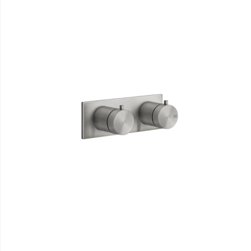 Смеситель для душа Gessi Gessi316 54036#239 встраиваемый в стену нержавеющая сталь с термостатом (внешняя часть)
