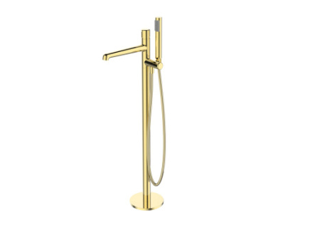 Смеситель BelBagno UNO UNO-FMT-ORO напольный золото