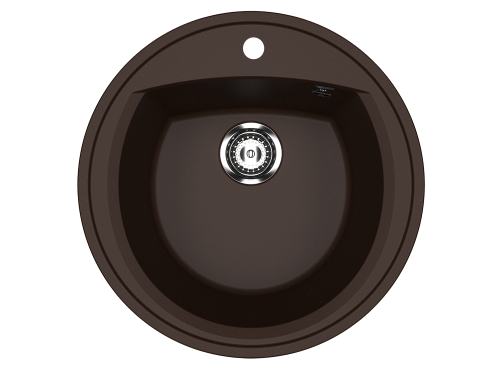 Кухонная мойка Ulgran Classic U-603-345 52х52 цвет коричневый