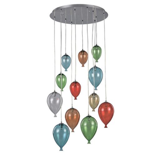Люстра подвесная Ideal lux Clown Color (Цловн Цолор) Clown SP12 Color
