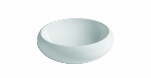 Раковина керамическая Hidra Tao TA19/026 43х43 накладная цвет черный матовый без отверстий под смеситель