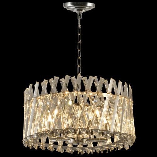 Люстра подвесная Natali Kovaltseva CROWN (ЦРОВН) CROWN 81434/8C CHROME