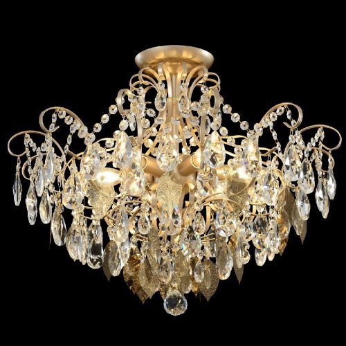 Люстра потолочная Crystal Lux Esmiralda (Есмиралда) ESMIRALDA PL6 GOLD