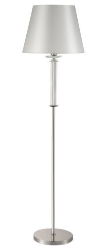 Торшер Crystal Lux Nicolas (Ницолас) NICOLAS PT1 NICKEL/WHITE