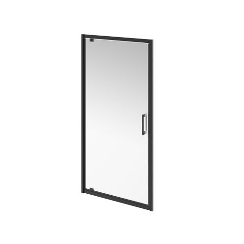 Душевая дверь Kerama Marazzi VETRO VE.100.PD.BLK.M 100x195 стекло прозрачное профиль черный матовый