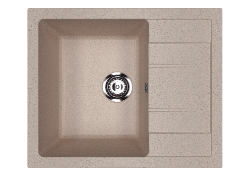 Кухонная мойка Ulgran Classic U-607-302 61х50 цвет песочный