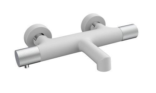 Смеситель для ванны AltroBagno Intento AltroBagnoIntento0217MW настенный белый матовый