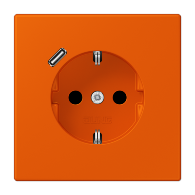 Розетка 2K+З USB Typ C Jung Les Couleurs Le Corbusier (Лес Цоулеурс Ле Цорбусиер) LC1520-18C260