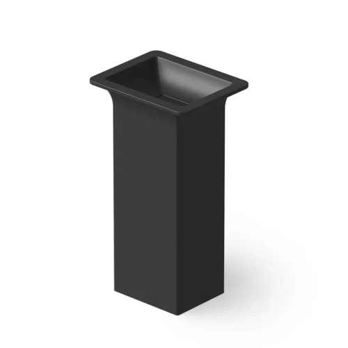 Раковина керамическая Dea Design Pedestal Basin DD2014 500 16 50х40 напольная цвет черный без отверстий под смеситель