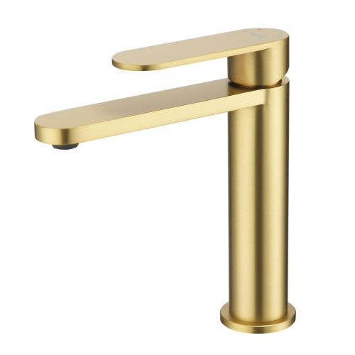 Смеситель Raglo R10 R10.10.03 на раковину сатин золотой