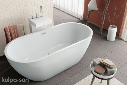 Ванна акриловая Kolpa-San DALIA 561140 170х80 отдельностоящая овальная с ножками Ванна акриловая Kolpa-San DALIA 561140 170х80 отдельностоящая овальная с ножками
