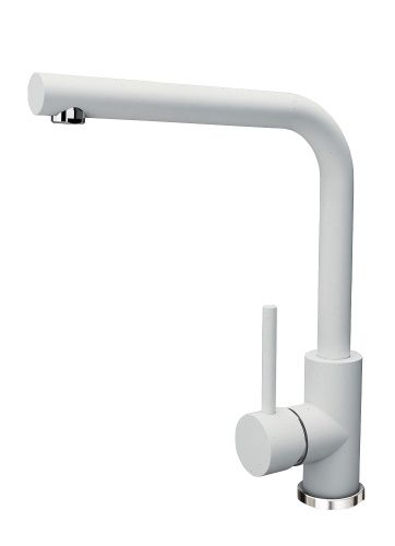 Смеситель для кухни Dr.Gans Лира 319.08Н.1123.401 на раковину белый