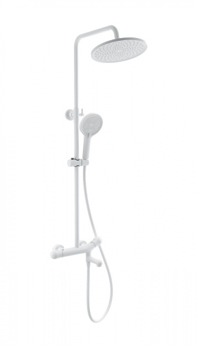 Душевая стойка Wonzon & Woghand WW-B3057-A-MW настенная цвет белый