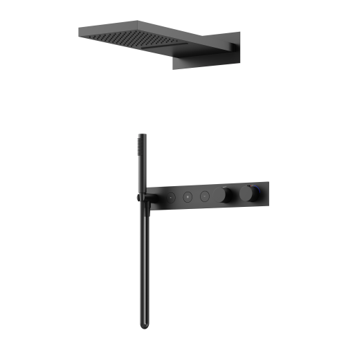Душевая система Sancos Linn SC9023MB встраиваемая в стену цвет черный