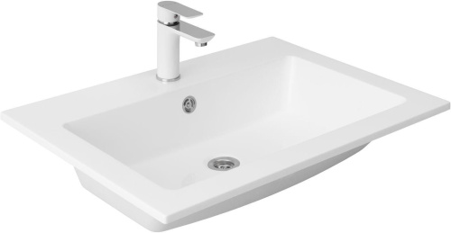 Раковина Aquanet Мокка 00303657 полувстраиваемая цвет белый