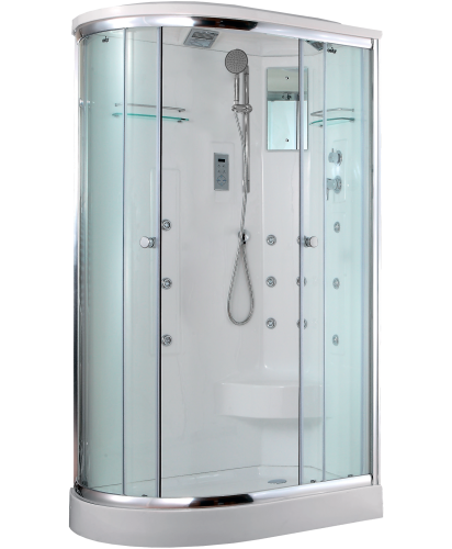 Душевая кабина Timo Lux T-7702R 120х85 асимметричная с крышей ориентация правая Душевая кабина Timo Lux T-7702R 120х85 асимметричная с крышей ориентация правая