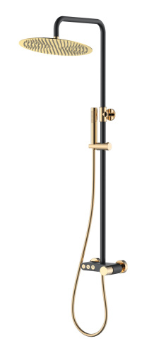 Душевая стойка Boheme Stick 128-BG настенная цвет золото