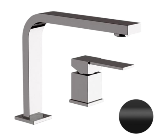 Смеситель Remer Qubika Q57NO на раковину черный