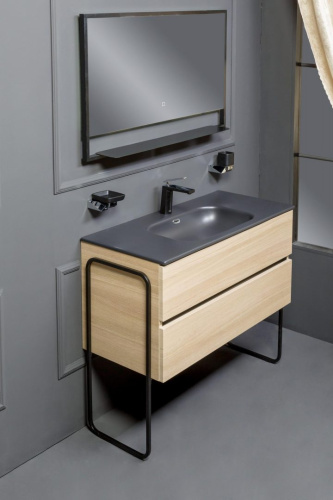 Тумба под раковину Armadi Art Vallessi 837-080-L 80х46х53 подвесная цвет дуб светлый