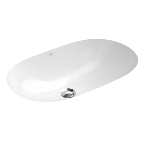 Раковина из сантехнического фарфора Villeroy Boch O.Novo 41626001 65х40 встраиваемая цвет белый