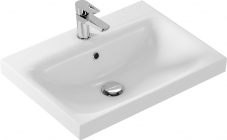 Раковина из санфаянса Jorno MODUO SLIM P-UM-MOD5OSL/1 50х35 встраиваемая цвет белый