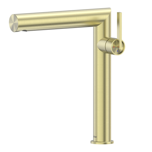 Смеситель Abber Perfekte 316 AF8A11BG-L на раковину брашированное золото