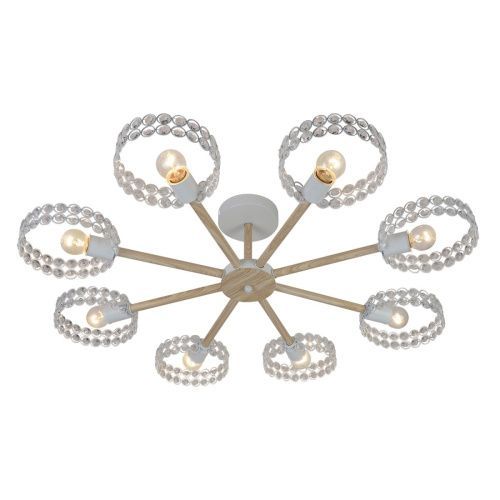 Люстра на штанге Escada Banjo (БанДжо) 679/8P White