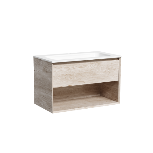 Тумба под раковину Sancos Marmi 1.0 MR1.080EG 79х45х52 подвесная цвет дуб галифакс натуральный
