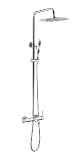 Душевая стойка Boheme Uno 468-CR настенная цвет хром