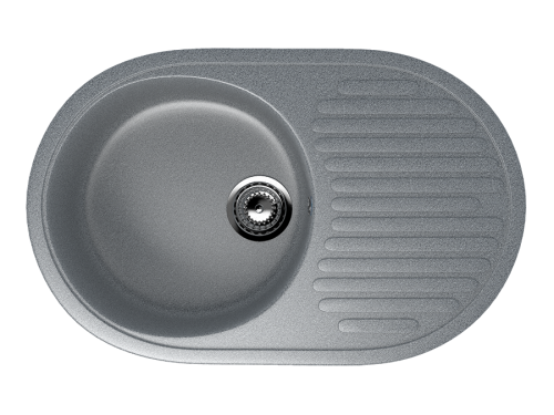 Кухонная мойка Ulgran Classic U-107-309 73х46 цвет темно-серый