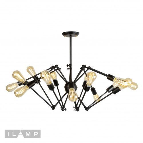 Люстра подвесная iLamp Spider (Спидер) Loft212-16